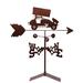 SWEN Products Sprint Race Car Racing Weathervane Metal/Steel in Brown/Gray | 30 H x 21 W x 15.5 D in | Wayfair 1112-Roof