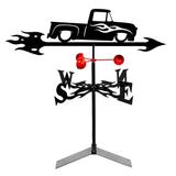 SWEN Products Handmade Ford Truck Auto Car Weathervane Metal/Steel in Brown/Gray | 30 H x 21 W x 15.5 D in | Wayfair 9006-Roof