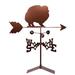 SWEN Products Rivas Pomeranian Dog Weathervane Metal/Steel in Brown/Gray | 30 H x 21 W x 15.5 D in | Wayfair 1257-Roof