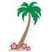 The Decal Guru Palm Tree Growth Chart Wall Decal Vinyl in Red | 83 H x 56 W in | Wayfair 1938-WALL-01-01