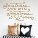 The Decal Guru Sometimes You Win Quote Wall Decal Vinyl in Black/Brown | 21 H x 35 W in | Wayfair 1299-WALL-02-22