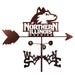 SWEN Products Ari NCAA Weathervane Metal/Steel in Brown/Gray | 25.5 H x 14 W x 4 D in | Wayfair 1854-Garden