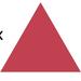 The Decal Guru Triangle Pattern Wall Decal Vinyl in Red | 4 H x 4 W in | Wayfair 1271-WALL-01-02