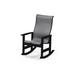 Telescope Casual Leeward MGP Sling Supreme Rocking Outdoor Chair Plastic/Resin/Sling in Black | 44 H x 29 W x 31 D in | Wayfair 955893001