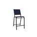 Telescope Casual Reliance Stacking Patio Dining Side Chair Sling in Black | 46 H x 21 W x 28 D in | Wayfair 8L9813D01