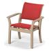 Telescope Casual Leeward MGP Sling Stacking Café Outdoor Chair Sling, Glass in Brown | 34 H x 28.5 W x 26 D in | Wayfair 950D01D02