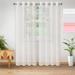 Lark Manor™ Adarsh Colena Lightweight Delicate Floral Sheer Grommet Curtain Panels Polyester in White | 108 H in | Wayfair