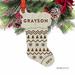 The Holiday Aisle® Grayson Shaped Ornament w/ Gift Bag Wood in Brown | Wayfair THDA6736 43286640