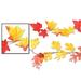 The Holiday Aisle® Fall/Thanksgiving Autumn Leaf Banner | 2 H x 72 W x 0.01 D in | Wayfair THLA7923 40758390