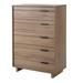 South Shore Fynn 5 Drawer Chest Wood in Brown | 48.75 H x 32.88 W x 18.25 D in | Wayfair 9067035