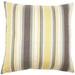 The Pillow Collection Tefo Striped Bedding Sham Cotton Blend in Pink/Gray/White | 26 H x 26 W x 8 D in | Wayfair EURO-BAR-MER-M9767-PLANTAIN-C59P46