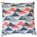 The Pillow Collection Wyome Geometric Bedding Sham 100% Cotton in Gray/Blue | 36 H x 20 W x 5 D in | Wayfair KING-PP-JACKLYN-SALMONCHARCOAL-C100