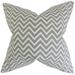 The Pillow Collection Sula Zigzag Bedding Sham 100% Cotton in Gray | 30 H x 20 W x 5 D in | Wayfair QUEEN-PP-COSMO-ASH-100
