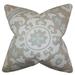 The Pillow Collection Wella Floral Bedding Sham 100% Cotton in Gray | 36 H x 20 W x 5 D in | Wayfair KING-pp-suzani-powderblue-c100