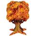 The Holiday Aisle® Fall/Thanksgiving 3-D Fall Tree Paper Centerpiece in Orange/Yellow | Wayfair THLA8090 40758739