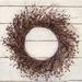 The Holiday Aisle® Burgundy 22" Wreath Wood/Twig in Brown | 22 H x 22 W x 2 D in | Wayfair BB73D9F75D2B4AEAAFFFD1A5B9980804