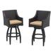 Three Posts™ Northridge 30" Patio Bar Stool Wicker/Rattan in Brown | 48 H x 23 W x 24 D in | Wayfair 93235F2F06C44EEE927BF0F766FE38F2