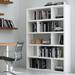 Temahome Dublin 68" H x 47.24" W Standard Bookcase Wood in White | 68 H x 47.24 W x 11 D in | Wayfair 9000-317569