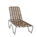 Tropitone Kahana 79" Long Reclining Single Chaise Lounge Metal in White | 39.5 H x 27 W x 79 D in | Outdoor Furniture | Wayfair 260532_SHL_PMT