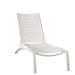 Tropitone South Beach EZ Span™ Reclining Chaise Lounge Metal in White | 43 H x 28.5 W x 84.5 D in | Outdoor Furniture | Wayfair 230532WV_SHL_VGR