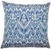 The Pillow Collection Jyotika Ikat Bedding Sham Cotton Blend in Blue | 26 H x 26 W in | Wayfair EURO-BAR-MER-M9858-INDIGO-C75P25