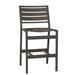 Tropitone Cabana Club 28" Patio Bar Stool in Gray/Black | 44 H x 22 W x 23.5 D in | Wayfair 591429MS-28_OBS_GPH