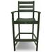 Trex Outdoor Monterey Bay Bar Arm Chair Plastic in Green | 47.13 H x 24.5 W x 21.75 D in | Wayfair TXD202RC