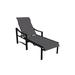 Tropitone Kenzo Reclining Chaise Lounge Metal in Black | 46 H x 29 W x 80.5 D in | Outdoor Furniture | Wayfair 381532_OBS_Rincon