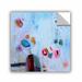 Wrought Studio™ Printers Row Abstract Gems 1 Removable Wall Decal in White | 36 H x 36 W in | Wayfair VRKG2070 38248232