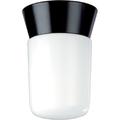 Wrought Studio™ Olmos 1 - Bulb Outdoor Flush Mount Metal in Black | 8 H x 4.25 W x 4.25 D in | Wayfair VRKG8763 44621060