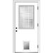 Verona Home Design Half Lite Primed Steel Prehung Front Entry Doors Metal | 80 H x 30 W x 1.75 D in | Wayfair ZZ364826L