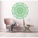 Bungalow Rose Mandala Namaste Boho Wall Decal Vinyl in Green | 22 H x 22 W in | Wayfair C71C05F4D20D4C8C9071CF273CD37D5D