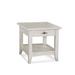 Braxton Culler Fairwind Solid Wood End Table w/ Storage Wood in Brown/Gray/White | 24 H x 24 W x 28 D in | Wayfair 2932-071