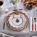 Villeroy & Boch Toys Delight 9.5" Dessert Plate Porcelain China/Ceramic in Green/Red/White | Wayfair 1485852642