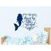 Harriet Bee Dream Big Little Mermaid Wall Sticker Plastic | 28 H x 22 W x 0.1 D in | Wayfair 3D0377B505A840689F4ECA33C0806144