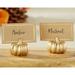 Le Prise™ Gold Pumpkin Place Card Holder in Yellow | 1.15 H x 1.38 W x 1.38 D in | Wayfair DE6C83FB783B4F1DB6889DE01DEB2A20