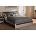 Latitude Run® Nord Queen Upholstered Storage Platform Bed Wood in Gray/Brown | 36.02 H x 66.14 W x 84.45 D in | Wayfair