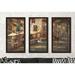 Winston Porter 'Courtyard Cafe' Oil Painting Print Multi-Piece Image Plastic/Acrylic in Brown/Yellow | 25.5 H x 40.5 W x 1 D in | Wayfair