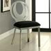 Orren Ellis Melendy Metal Side Chair Upholstered/Metal/Fabric in Gray | 37 H x 17 W x 21 D in | Wayfair 55A12CCC3F454FAAA8B070E6D57B289A