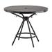 Safco Products Company CoGo Round Dining Table Metal in White/Black | 30 H x 36.25 W x 36 D in | Outdoor Dining | Wayfair 4362BL