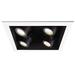 WAC Lighting Precision Multiples 4" Adjustable Recessed Trim in Black | 10.75 H x 10.75 W in | Wayfair MT-4LD226T-WT