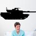 Wallhogs Haynes Military Tank IV Silhouette Wall Decal Canvas/Fabric in Black | 20.5 H x 60 W in | Wayfair haynes32-t60