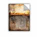 Williston Forge Mcdowell Rust Removable Wall Decal Metal in Brown/Gray | 32 H x 24 W in | Wayfair WLFR5535 43944428