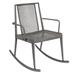 Woodard Parc Outdoor Rocking Chair in Gray | 32.5 H x 23.25 W x 33 D in | Wayfair 680013-72