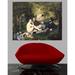 Wallhogs Manet Dejeuner sur l'Herbe (1863) Wall Decal Canvas/Fabric in Black | 18.5 H x 24 W in | Wayfair bridgeman20-t24