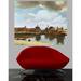 Wallhogs Vermeer View of Delft (1660) Wall Decal Canvas/Fabric in White | 30 H x 36 W in | Wayfair bridgeman147-t36