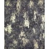 York Wallcoverings Antonina Vella Modern s Nebula 32.8' L x 20.8" W lic Wallpaper Roll Non-Woven in Yellow/Indigo/Brown | 20.8 W in | Wayfair
