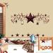 Wallhogs Country Stars Berries Wall Decal Vinyl in Brown | 18 H x 40 W in | Wayfair 1276SCSWH