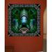 Wallhogs Xzendor7 Riddian Queen Emerald Portrait Wall Decal Canvas/Fabric in Green | 24 H x 24 W in | Wayfair xzendor59-t24