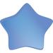 Wallhogs Soft Star Wall Decal Metal in White/Blue | 32 H x 36 W in | Wayfair stars15-t36